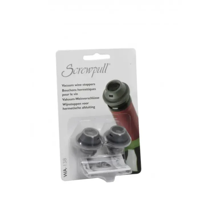 Discount LE CREUSET 2 Bouchons pour pompe à vin WA-138 Screwpull -