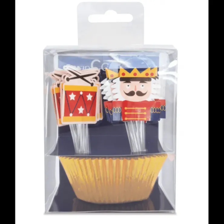 Best SCRAPCOOKING 24 Caissettes Cupcakes + 24 Cake Toppers Casse Noisette