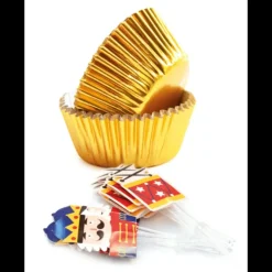 Best SCRAPCOOKING 24 Caissettes Cupcakes + 24 Cake Toppers Casse Noisette