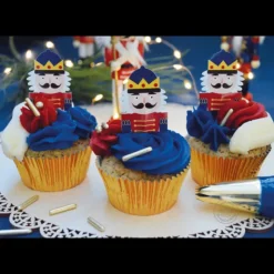 Best SCRAPCOOKING 24 Caissettes Cupcakes + 24 Cake Toppers Casse Noisette