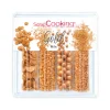 Discount SCRAPCOOKING 4 Décors en Sucre Gold Mix 62 g