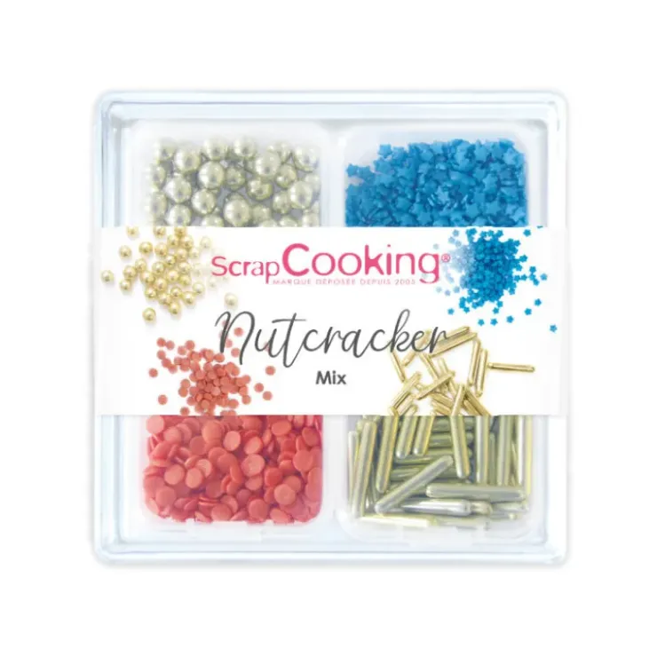 SCRAPCOOKING 4 Décors en Sucre Nutcracker Mix 45 g