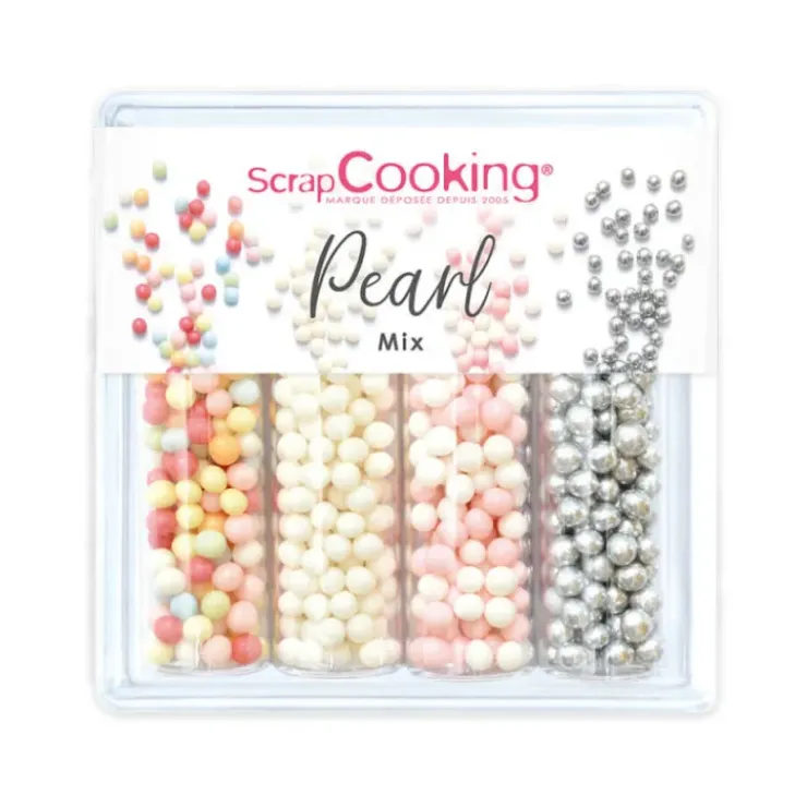 Best SCRAPCOOKING 4 Décors en Sucre Pearl Mix 56 g