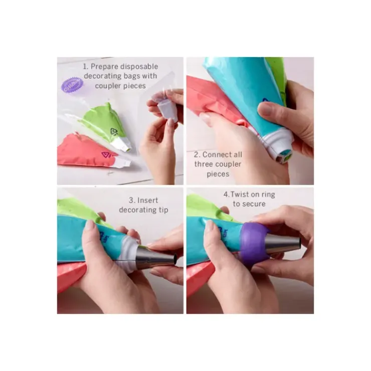 Sale WILTON Adaptateur 3 couleurs ColorSwirl