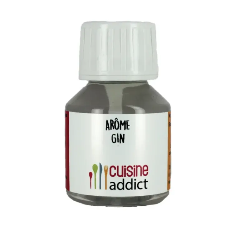 Sale CUISINEADDICT Arôme Alimentaire Naturel Gin 58ml