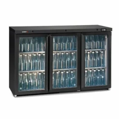 Clearance GAMKO Arrière Bar Réfrigéré 3 Portes Vitrées 366 Bouteilles