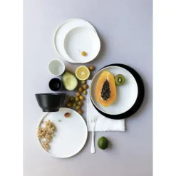 Discount REVOL Assiette Creuse Porcelaine Noire 27 cm Adélie