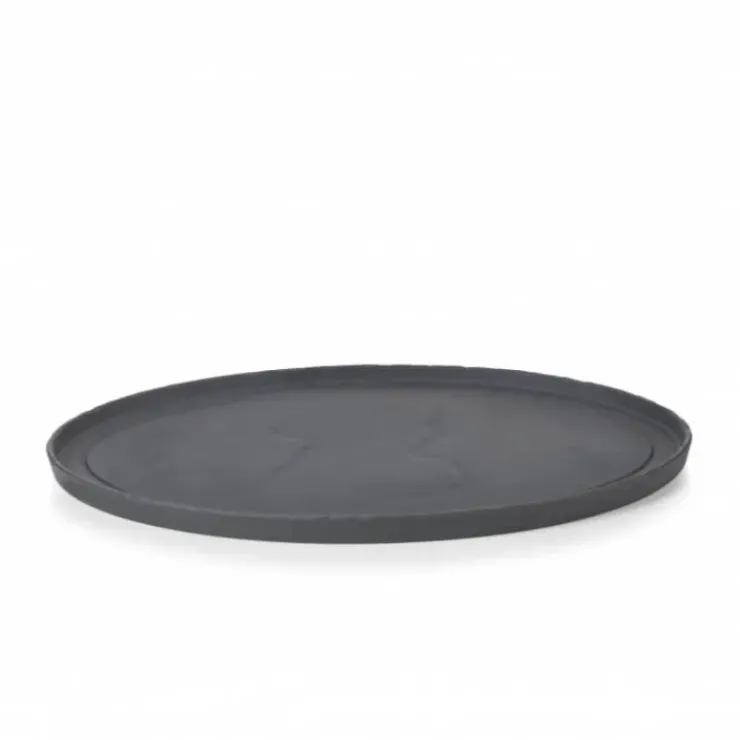 New REVOL Assiette Ovale Ardoise 35 cm Basalt
