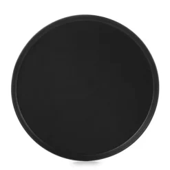 REVOL Assiette Plate Porcelaine Noire 22 cm Adélie