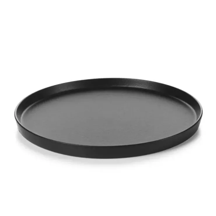 Online REVOL Assiette Plate Porcelaine Noire 24 cm Adélie