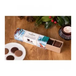 New VALRHONA Assortiment Palets Chocolat Noir Guanaja et Lait Praliné Pécan 80 g