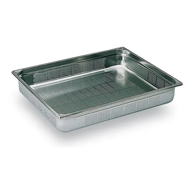 New MATFER Bac Gastronorme Perforé GN 2/1 H 6.5cm Bourgeat