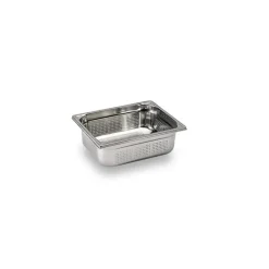 Best MATFER Bac Gastronorme Perforé Inox GN 1/2 H 15cm Bourgeat