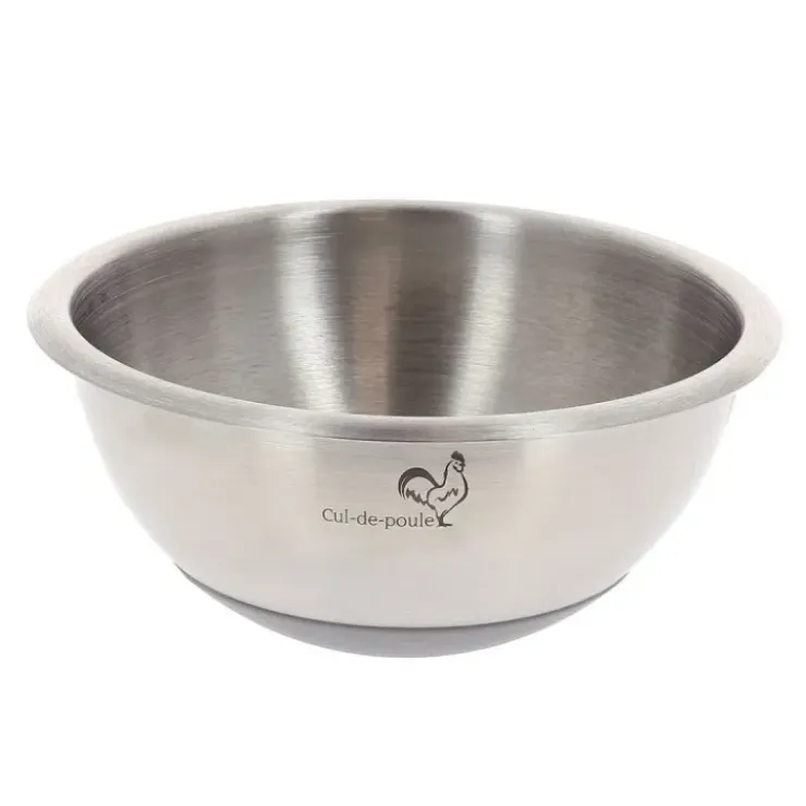 Sale DE BUYER Bassine Demi-Sphérique Inox et Fond Silicone Ø 16 cm