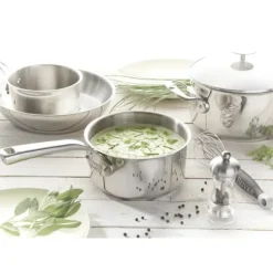 Sale DE BUYER Batterie Cuisine Induction Casserole Inox Ø 16-18-20 cm Milady