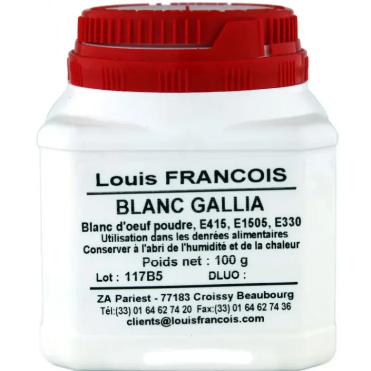 New LOUIS FRANCOIS Blanc d'Oeuf Séché Gallia 100 g Louis François