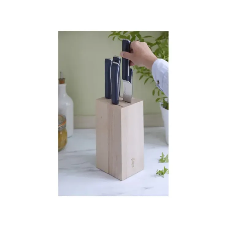 Discount OPINEL Bloc à Couteaux + 5 Couteaux Intempora Pain