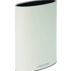 Discount ARCOS Bloc à Couteaux Blanc 22x16x6.5 cm