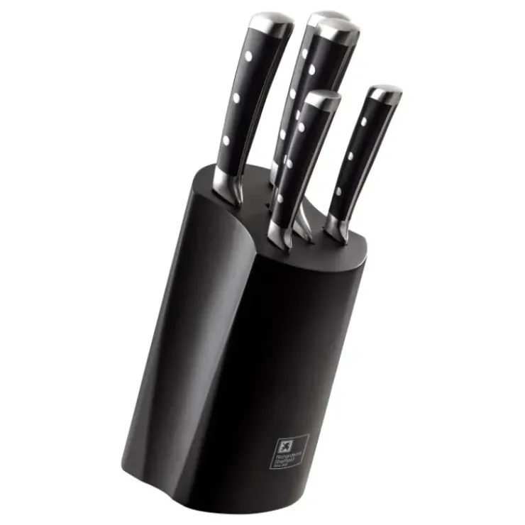 RICHARDSON Bloc Couteau Pro On-Line 5 Couteaux de Cuisine V Sabatier Sheffield
