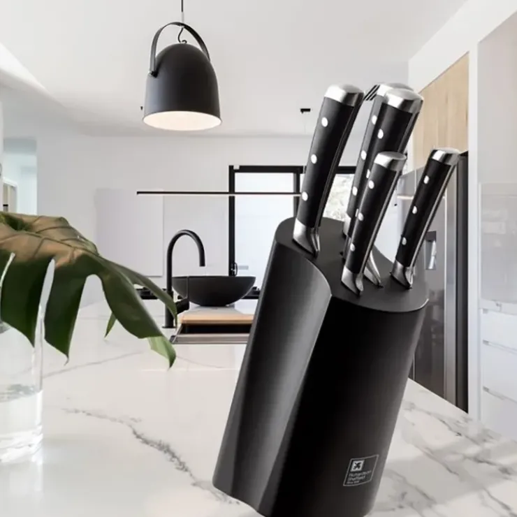 RICHARDSON Bloc Couteau Pro On-Line 5 Couteaux de Cuisine V Sabatier Sheffield