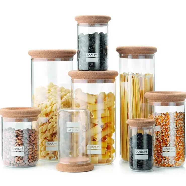 Discount BODUM Bocal en Verre 2,5 L Bouchon en liège Yohki