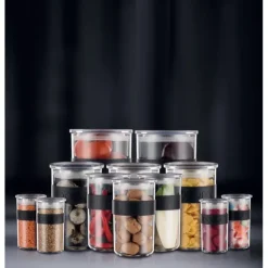 Sale BODUM Bocal Plastique 600 ml avec Couvercle (x2) PRESSO