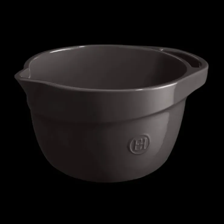 EMILE HENRY Bol Pâtissier en Céramique 3,5 L Fusain