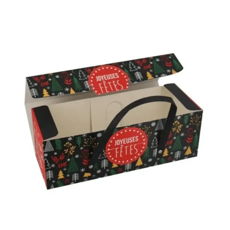 Sale PATISDECOR Boîte à Bûche 25 x 11 cm Scandinave Patisdécor