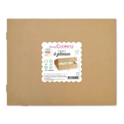 SCRAPCOOKING Boîte à Gâteau en Carton 32 x 32 x 8 cm (x2 )