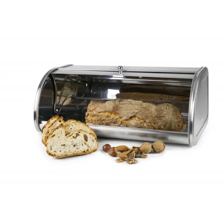 Hot IBILI Boîte à Pain Inox 44 x 28 cm x H 17 cm