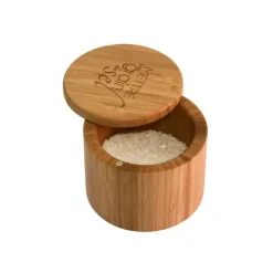 New TOTALLY BAMBOO Boîte à Sel Magnétique en Bambou
