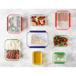 Clearance MASTRAD Boîte de Conservation Connectée 1,04 L Rouge Stor'eat