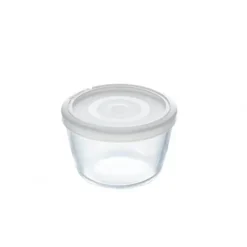 New PYREX Boîte de Conservation en Verre Ronde 16 cm 1,6 L Cook & Store