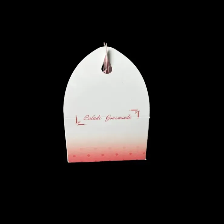 New CUISINEADDICT Boîte pâtissière avec poignées Balade Gourmande 17 x 10 cm x H 6 cm (x50)