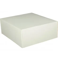 Outlet CUISINEADDICT Boîte pâtissière blanche - 23 x H 5 cm - (x50)