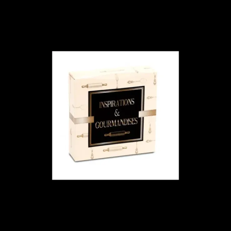 Clearance CUISINEADDICT Boîte pâtissière Inspirations et Gourmandises - 23 x H 5 cm - (x50)