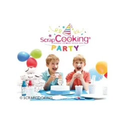 Sale SCRAPCOOKING Bougie Chiffre 4 Blanche à Etoiles Multicolores