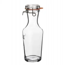 Best LUIGI BORMIOLI Bouteille en Verre 1L (x6) Lock Eat