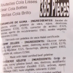 Clearance FINI Bouteilles Cola Lisses x 385 - Bonbons Halal
