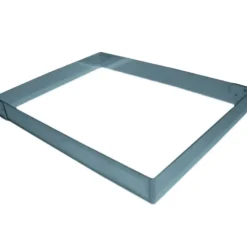 MALLARD FERRIERE Cadre Pâtissier Rectangle Inox 37 x 27 cm H.3 cm