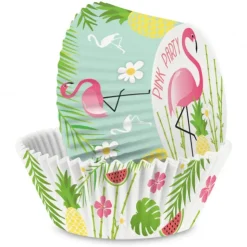 New SCRAPCOOKING Caissette Cupcakes Flamant Rose (x36)