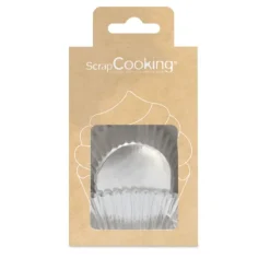 New SCRAPCOOKING Caissettes Argentées (x48)