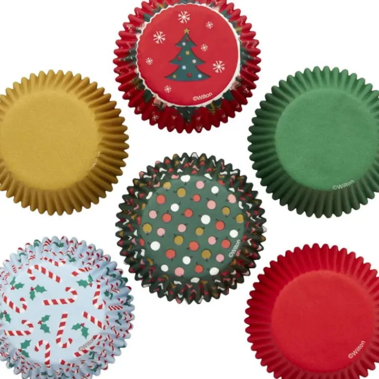 Hot WILTON Caissettes Cupcakes Fêtes de Noël 6 motifs (x150)