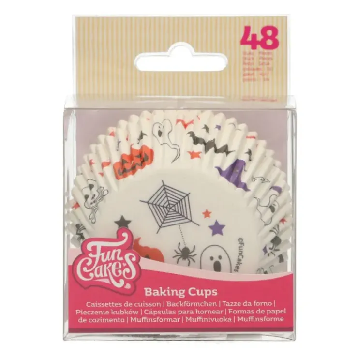 Outlet FUNCAKES Caissettes Cupcakes Halloween (x48)