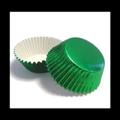 Best HOUSE OF MARIE Caissettes Cupcakes Vert Métallique (x24)
