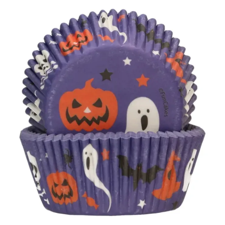 Discount FUNCAKES Caissettes Cupcakes Violettes Halloween (x48)