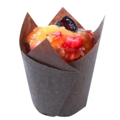Best NORDIA Caissettes en Papier Tulipcup Brun Ø 3,5 cm H 6 cm