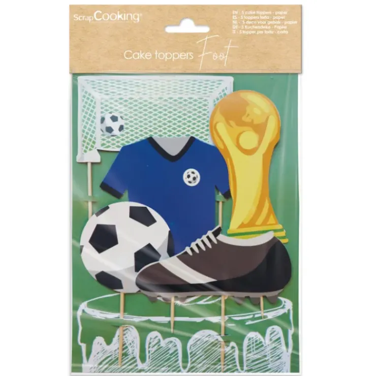 SCRAPCOOKING Cake Topper Foot