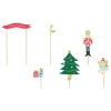 Outlet PARTYDECO Cake Toppers Noël Casse-Noisette (x6)