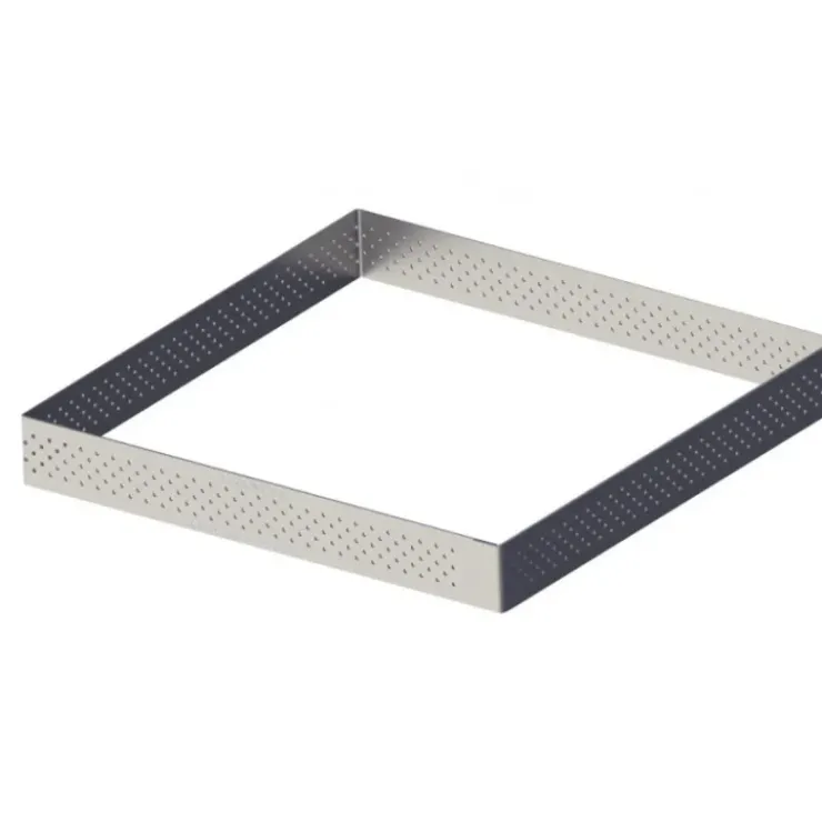 DE BUYER Carré perforé L. 8 cm de L'école Valrhona par